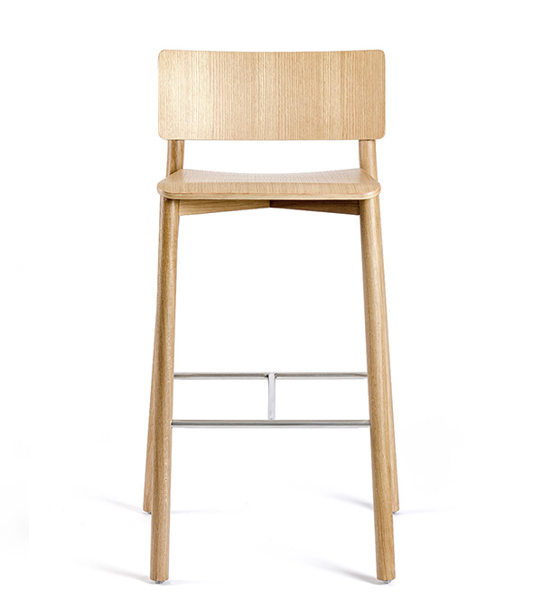 Mi bar stool_H metal footrest